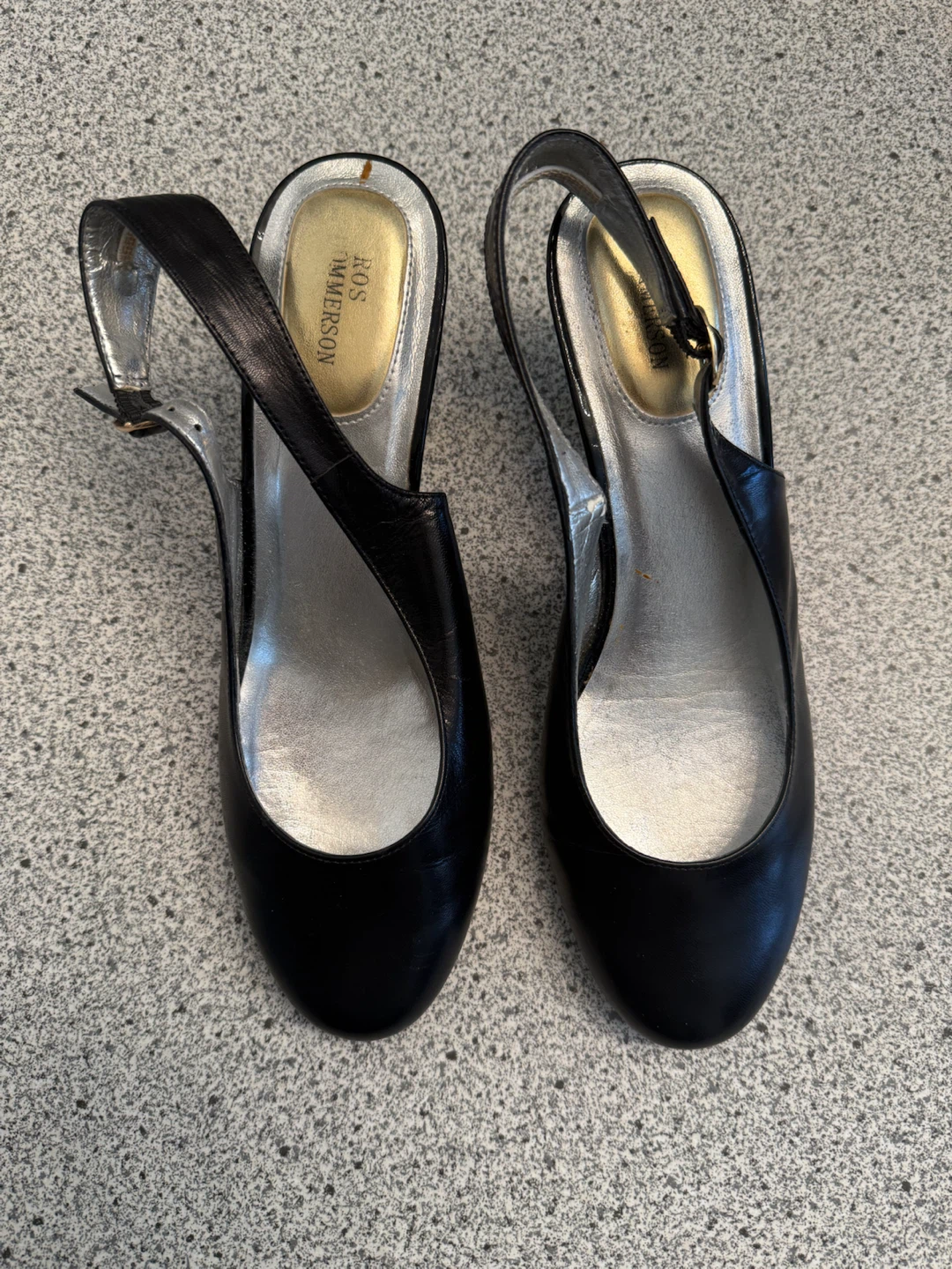 Black Slingback Heels by Ros Hommerson - photo 3