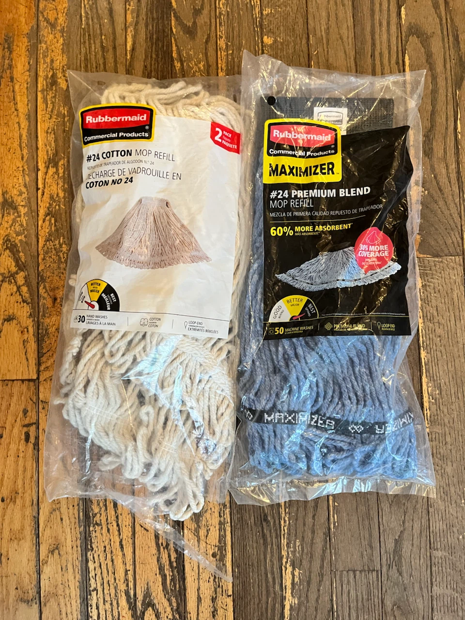 Rubbermaid Commercial Products #24 Mop Refills (2 Pack)