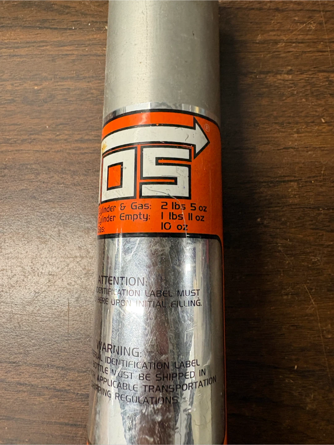 NOS Nitrous Oxide Cylinder - photo 3