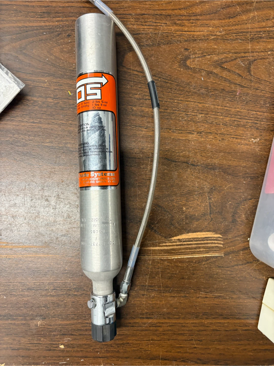 NOS Nitrous Oxide Cylinder - photo 5