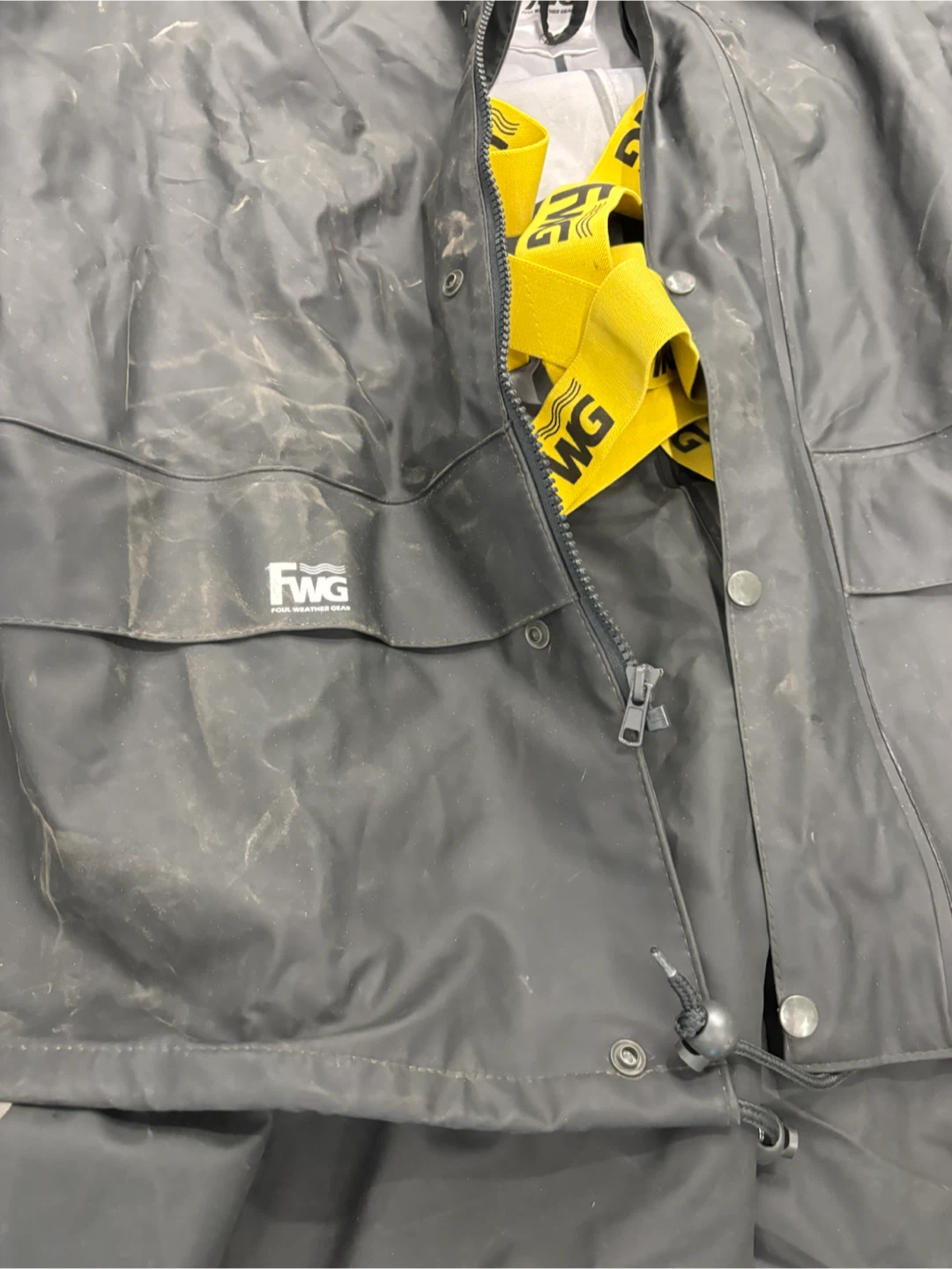 FWG Foul Weather Gear Rain Suit XL Black - photo 2