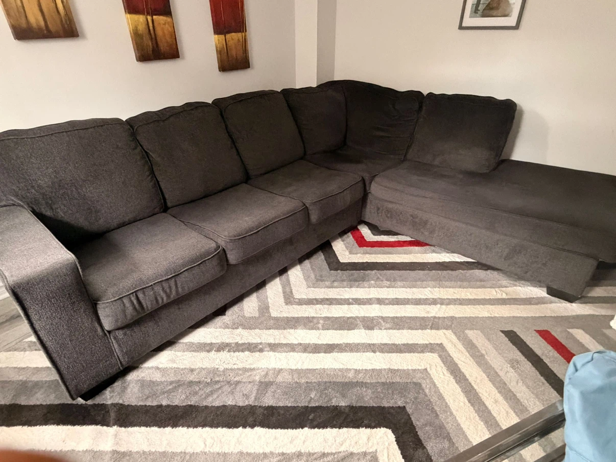 L shaped sofa