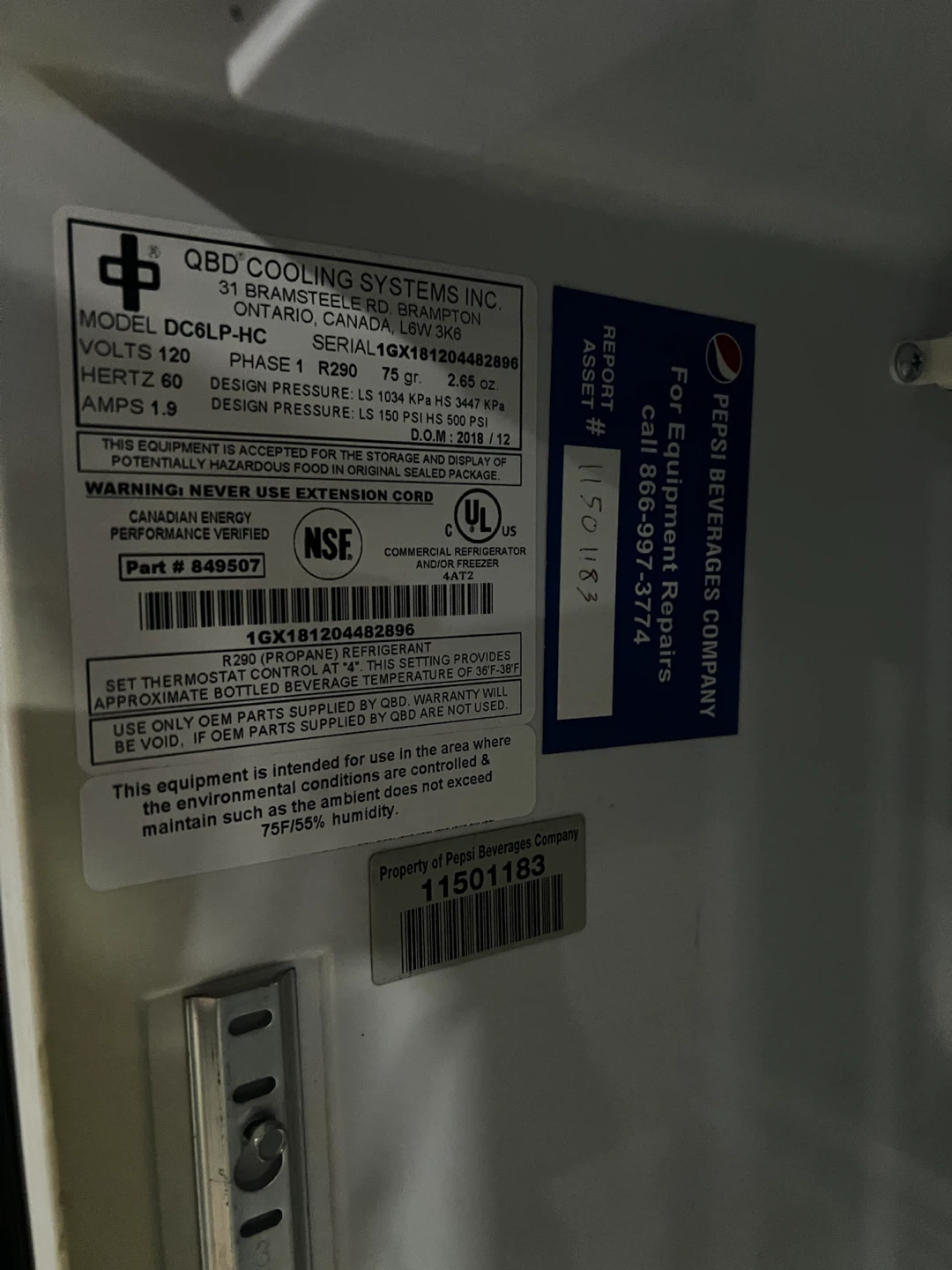 Pepsi Mini Fridge - photo 3