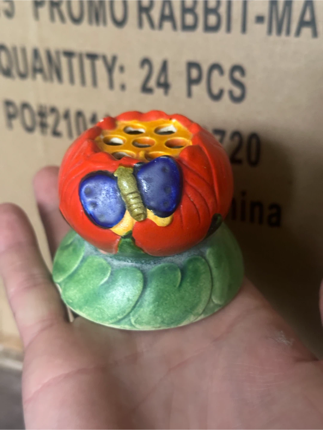 Vintage flower frog