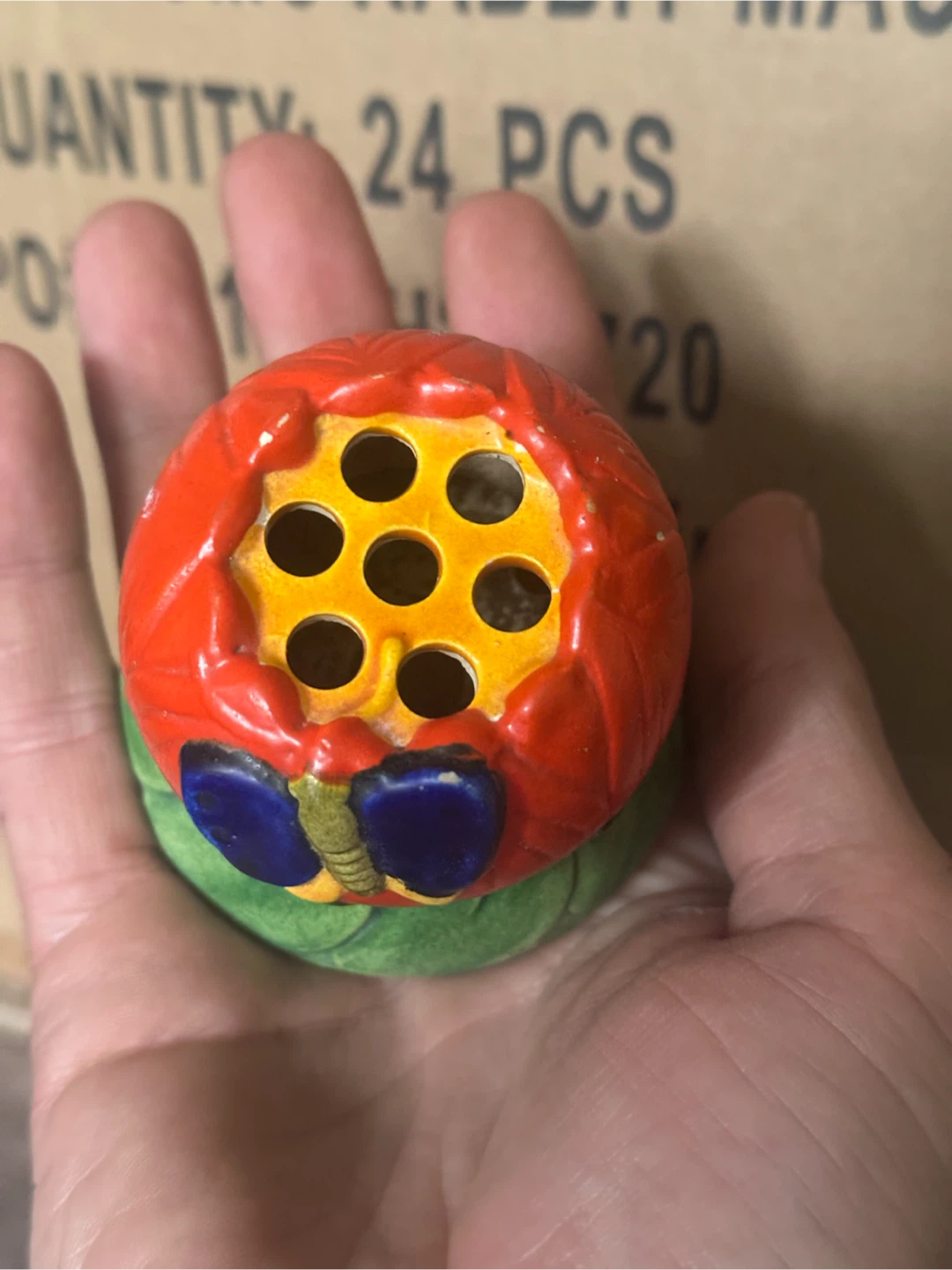 Vintage flower frog - photo 2