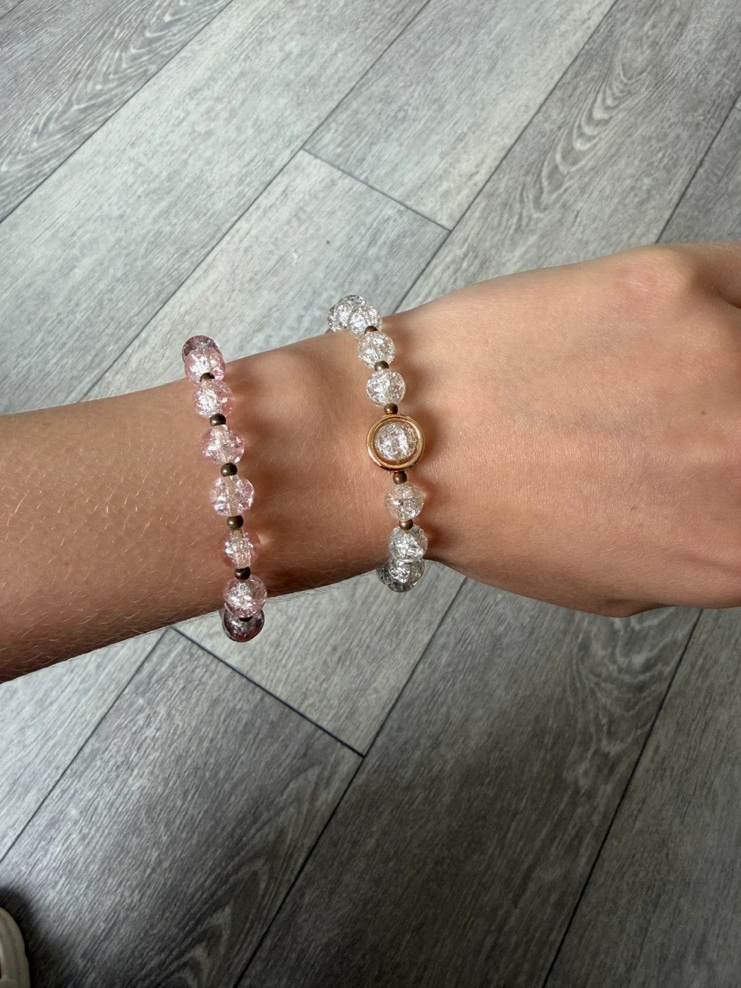 Beaded Charm Bracelets - Daisy & Star Charms