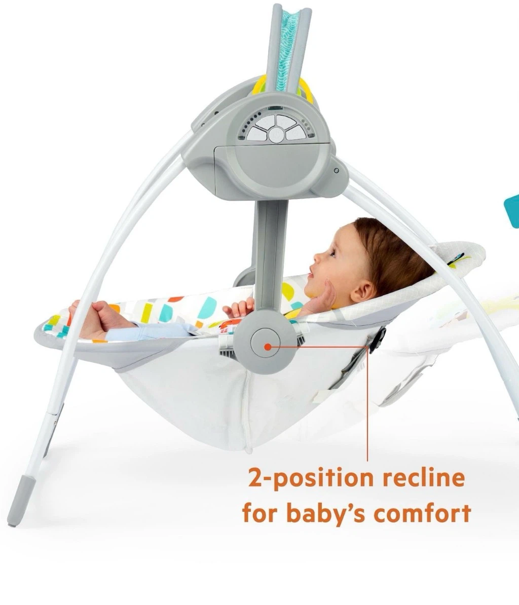 Bright Starts "Hugs & Wishes" Portable Baby Swing - photo 3