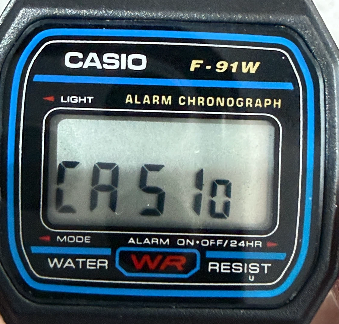 CASIO F91W-1 Casual Sport Watch, Black Strap, Digital,New No Box - photo 4