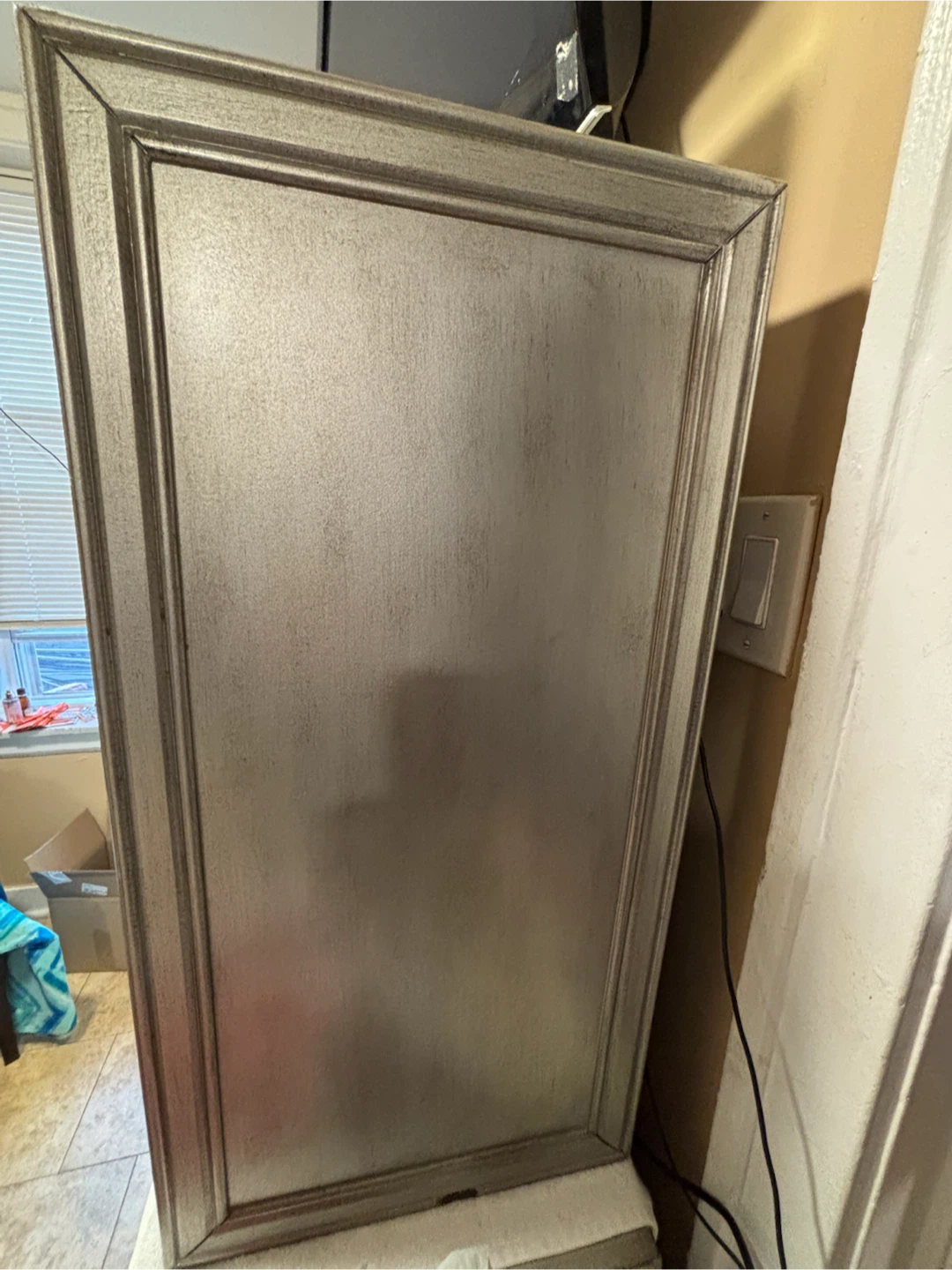 Silver Cabinet with Two Doors - photo 2