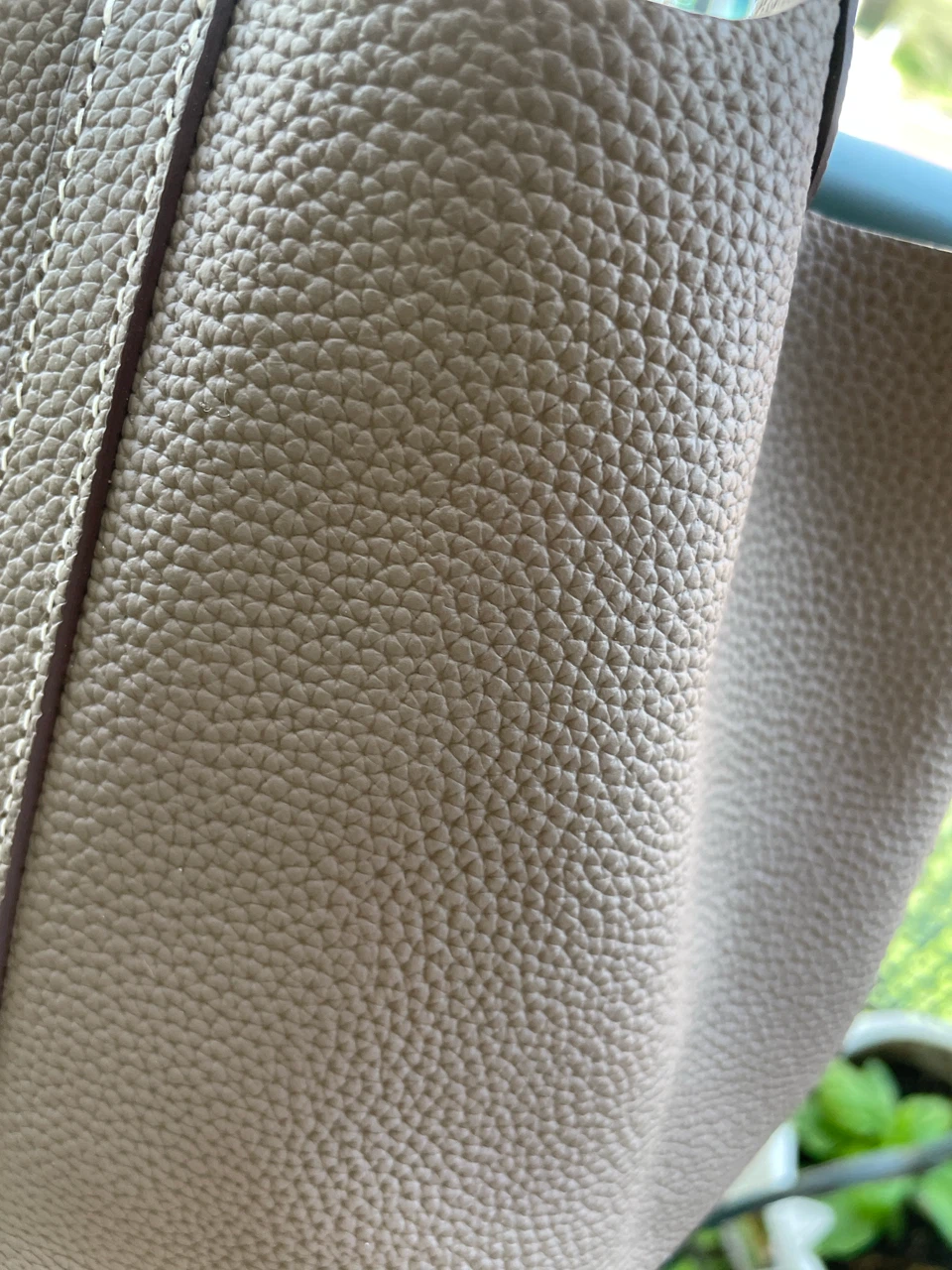 Leather Bucket Bag with Lock - photo 3
