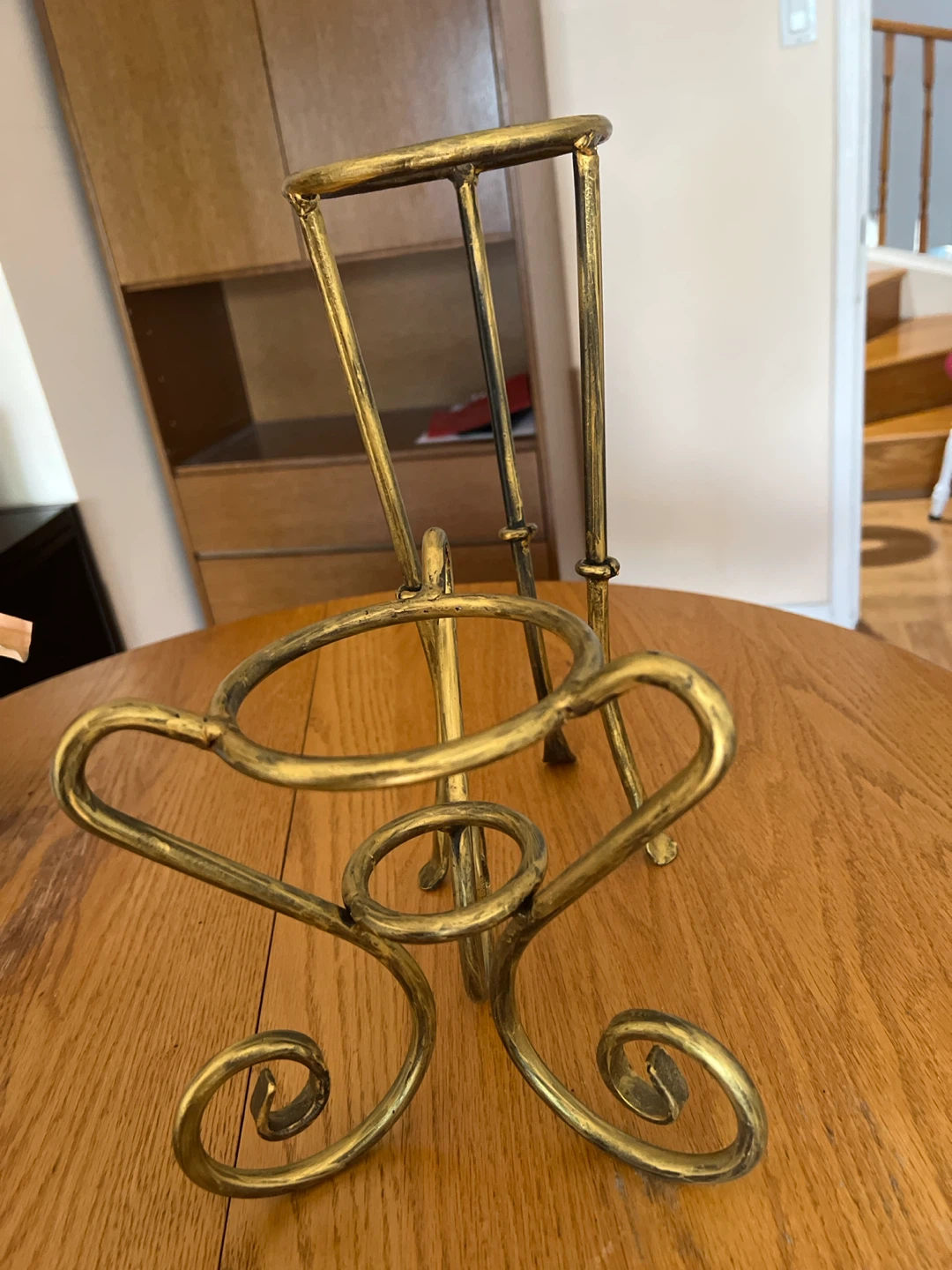 Gold Metal Plant Stand both $8 - photo 3