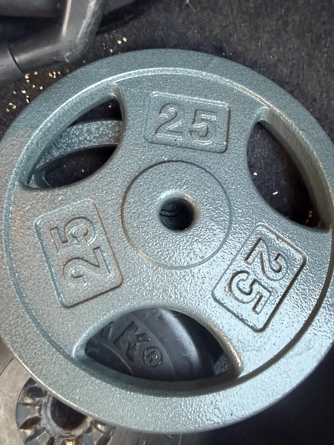 Set of York Barbell Weight Plates and bar - photo 3