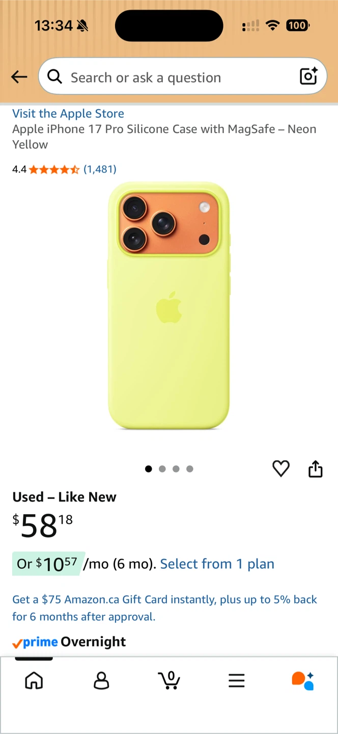 Apple iPhone 17 Pro Silicone Case - Neon Yellow - photo 4