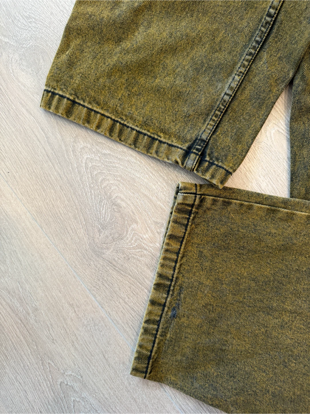 Polar Big Boy Jeans Yellow Wash Size S - photo 3