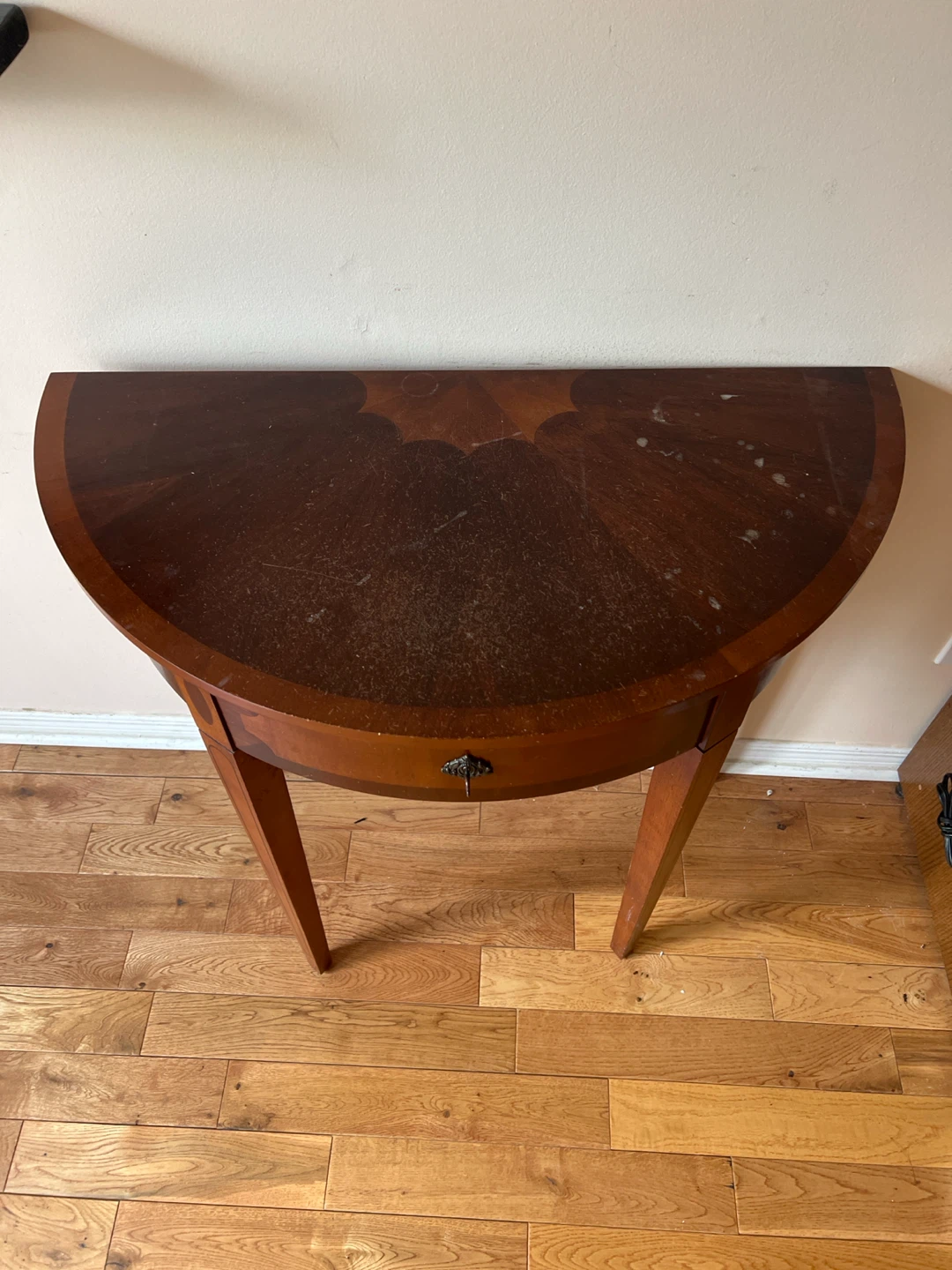 Wooden Console Table with Drawer - photo 2