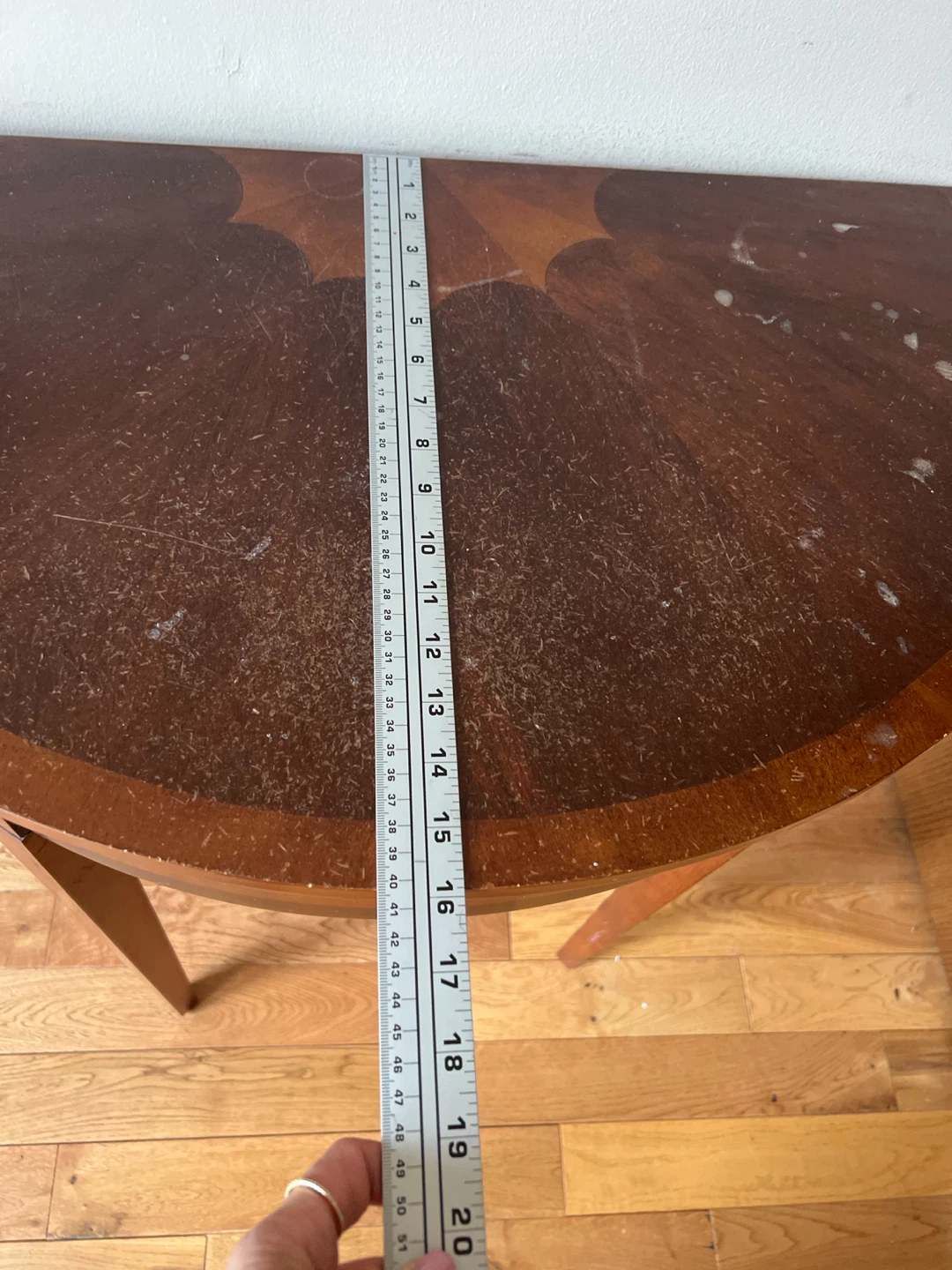 Wooden Console Table with Drawer - photo 4