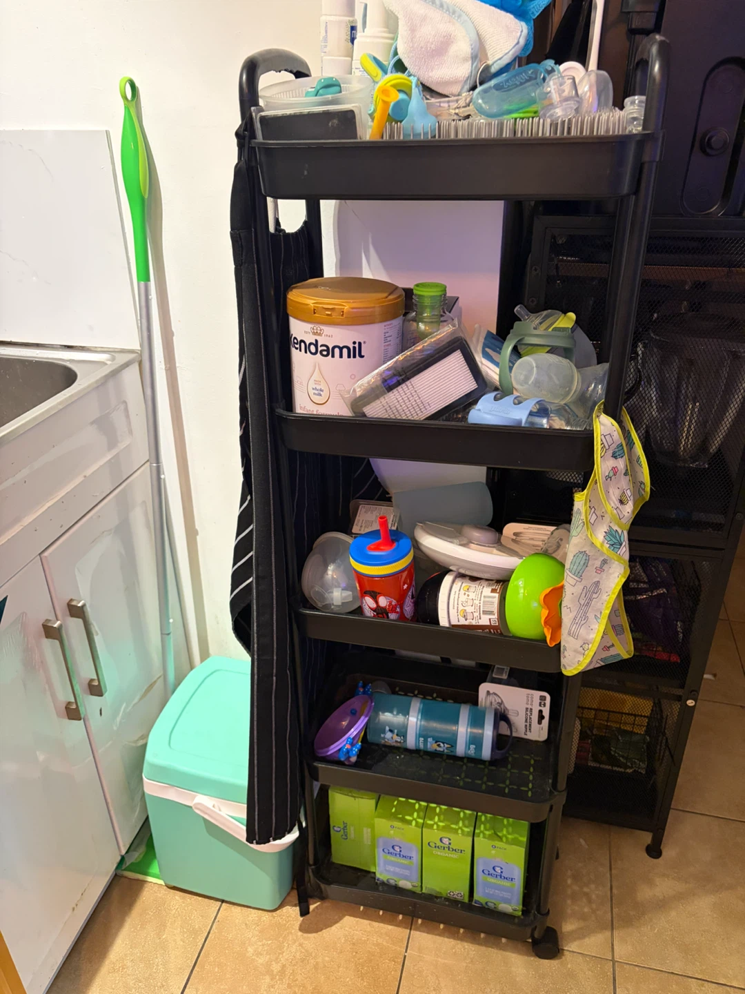 Plastic shelf