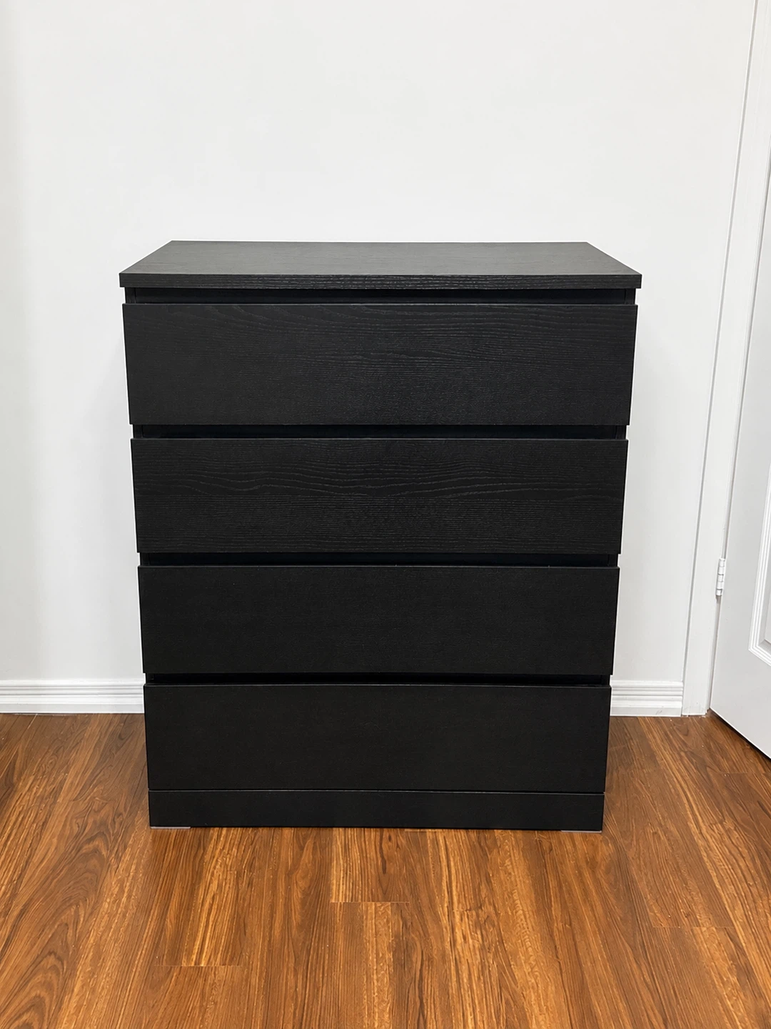 Black 4-Drawer Dresser