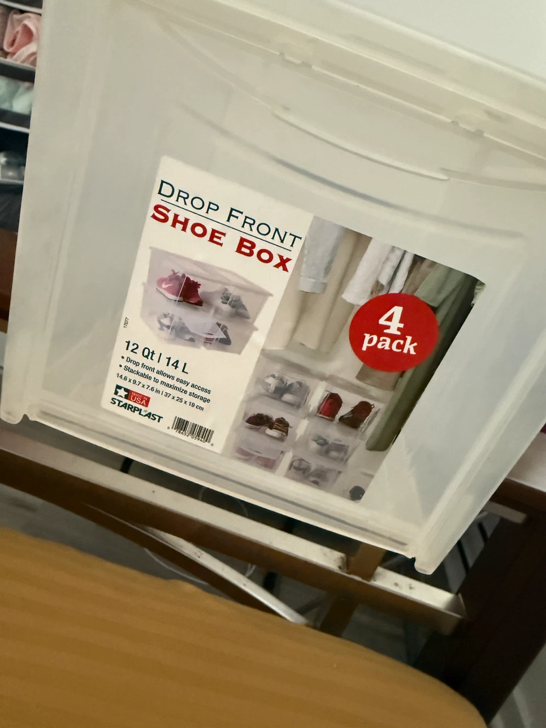 Starplast Drop Front Shoe Box