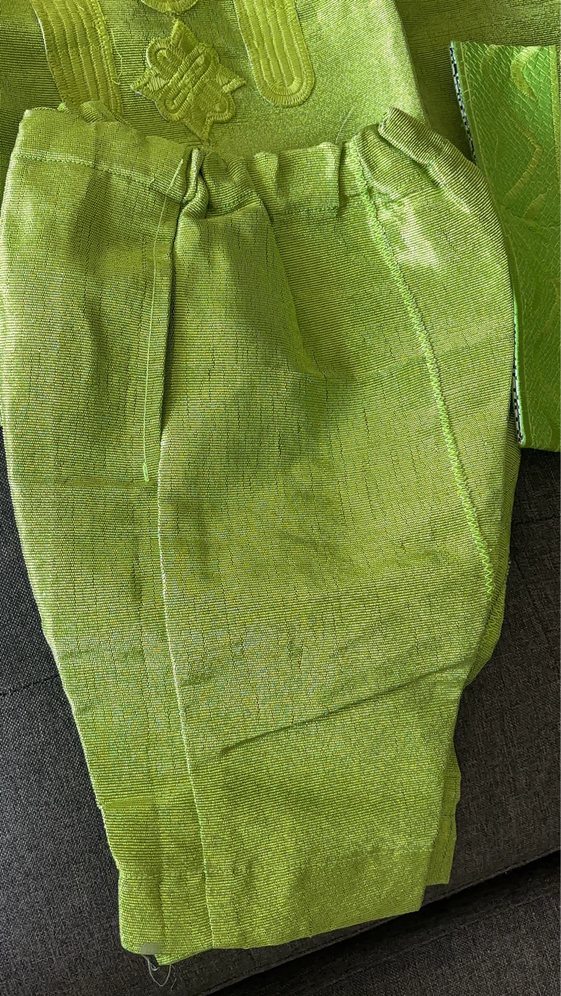 Boys Green Traditional Outfit Set - photo 3