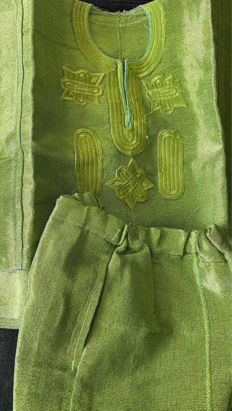 Boys Green Traditional Outfit Set - photo 4