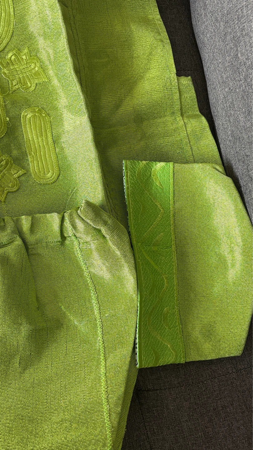 Boys Green Traditional Outfit Set - photo 5
