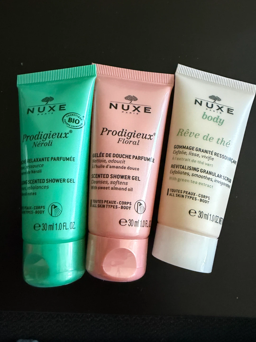 NUXE Shower Gel/Scrub Set