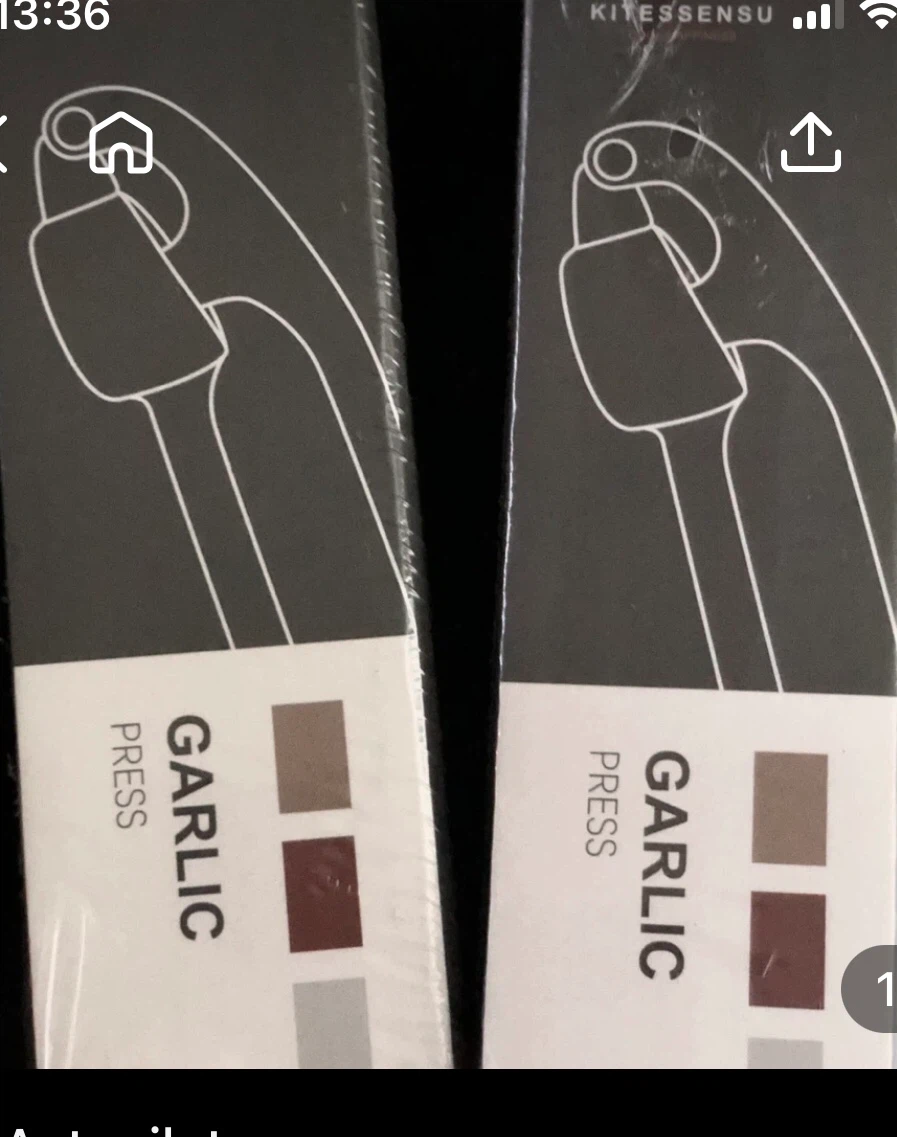 FREE & NEW  Garlic Press