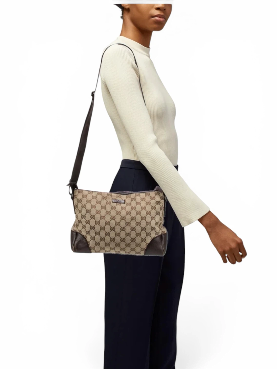 Gucci GG Canvas Shoulder Bag