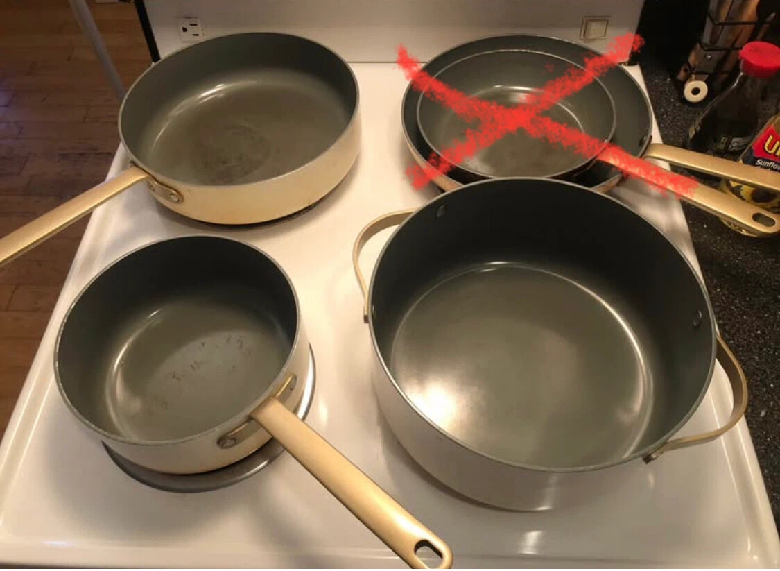 Set of Beautiful ceramic 3 pots & 3 lids - photo 2