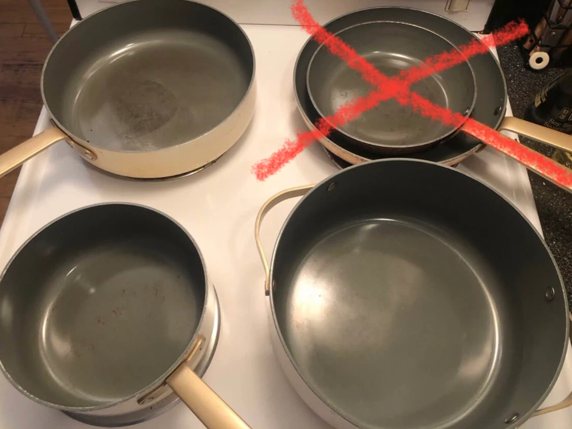 Set of Beautiful ceramic 3 pots & 3 lids - photo 3
