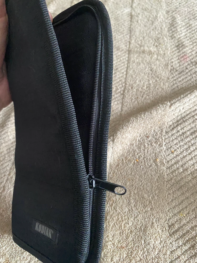 KODIAK Black Zip-Up Organizer Pouch - photo 3