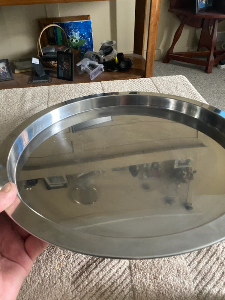 IKEA Stainless Steel Serving Tray with Coffee Pot - photo 4