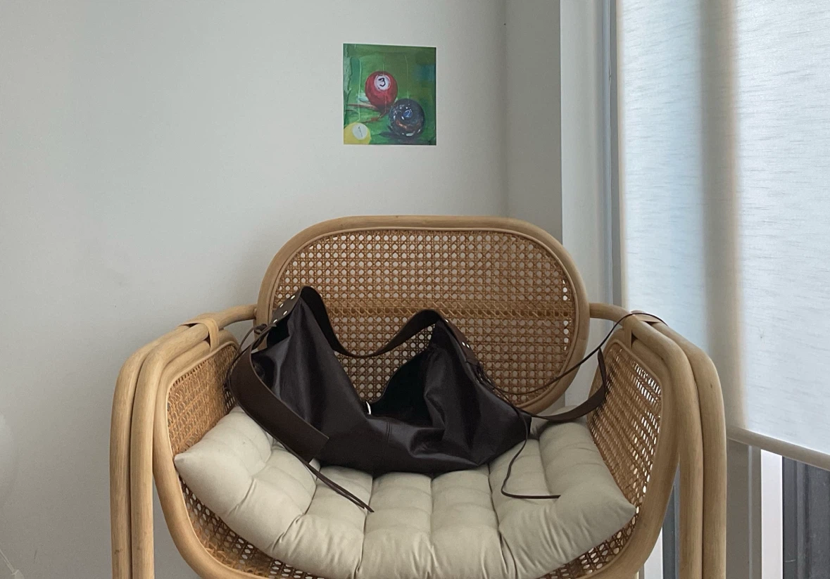 Tan/Beige Rattan Chair