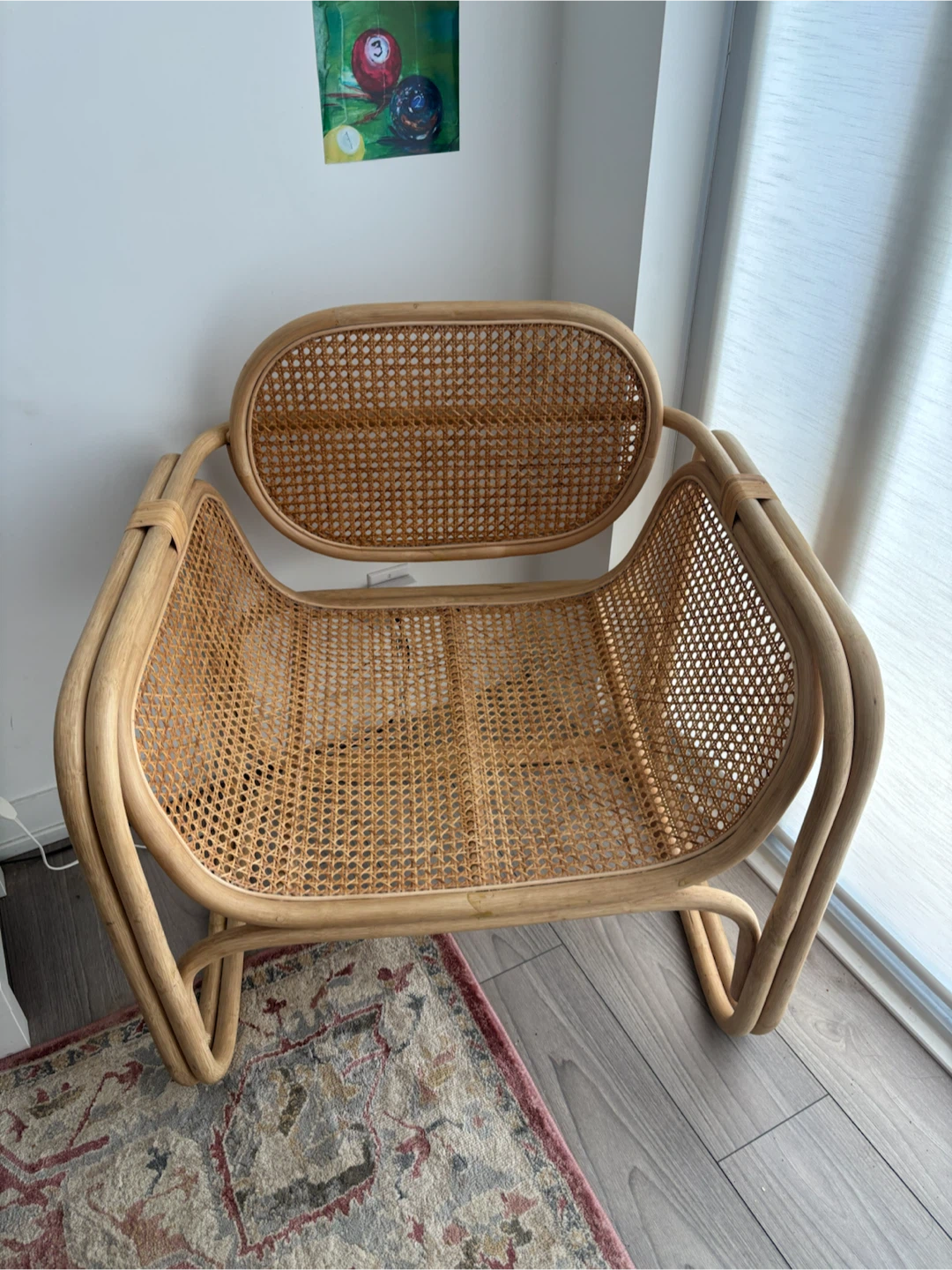 Tan/Beige Rattan Chair - photo 2