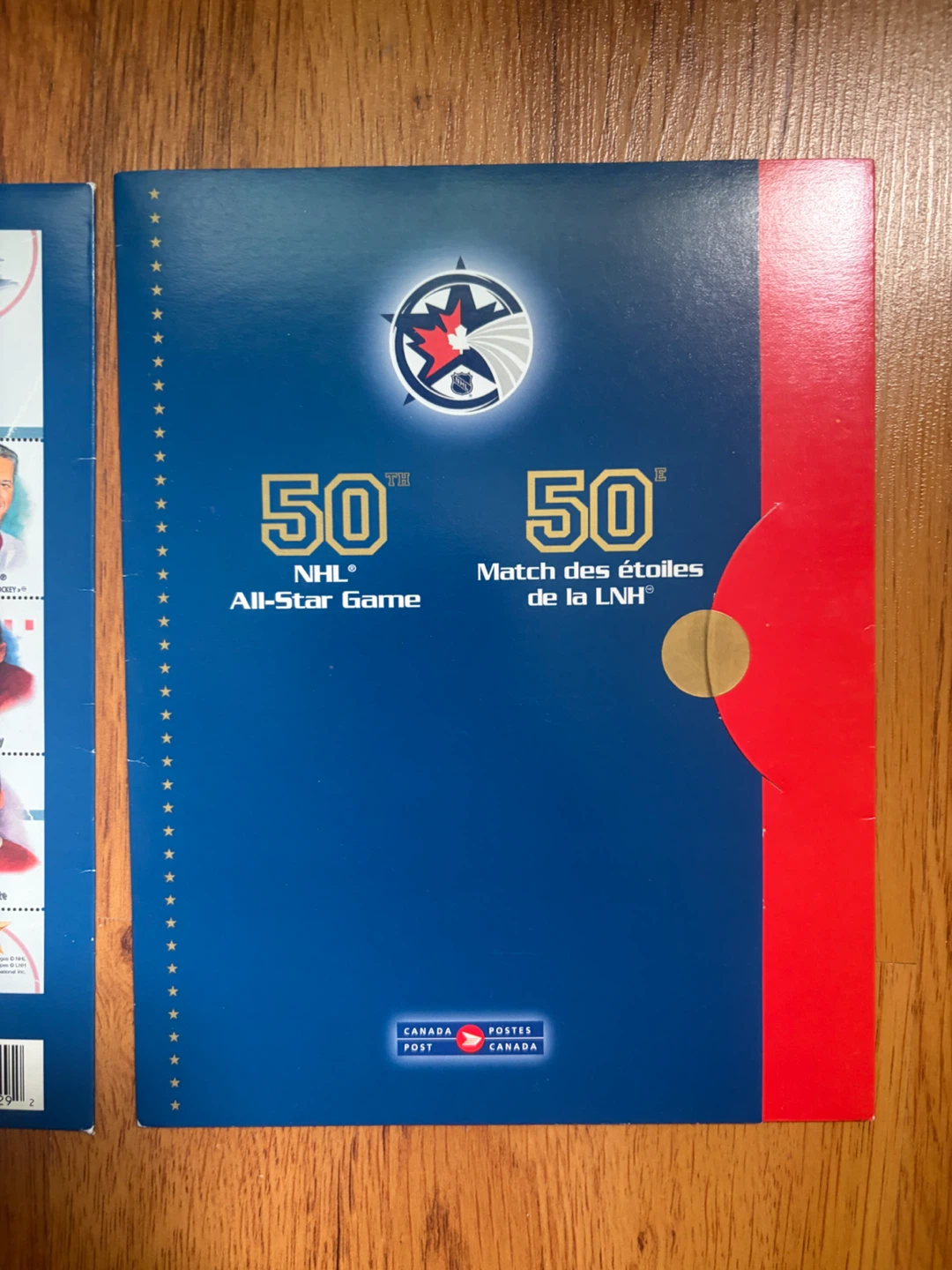 2000 50th NHL All-Star Game Stamp x 2 sets - photo 4