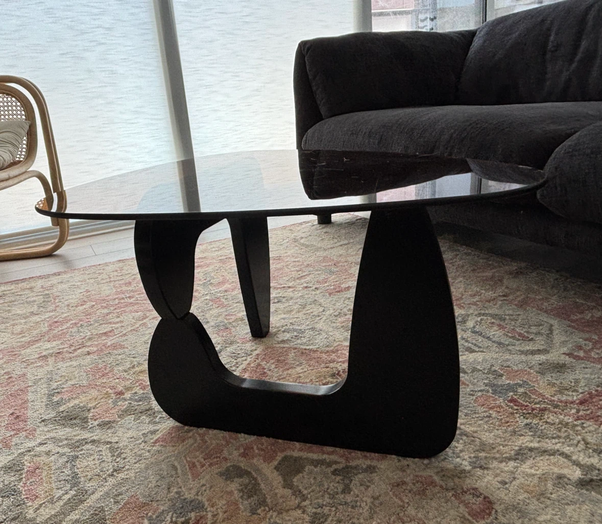 Brown Glass Coffee Table - photo 2