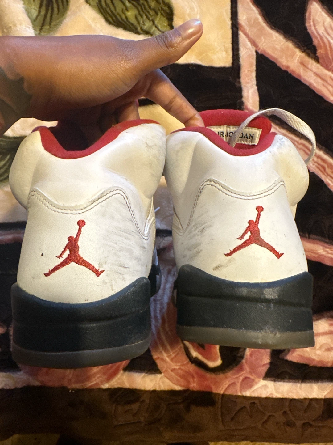 Air Jordan 5 Retro White Red - photo 5