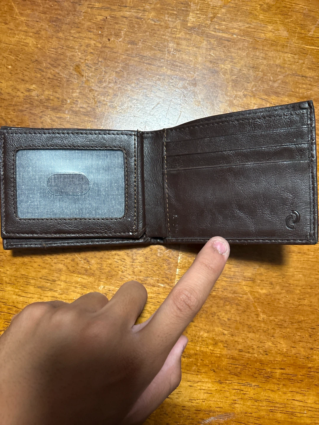 Levis Brown Leather Trifold Wallet - photo 2
