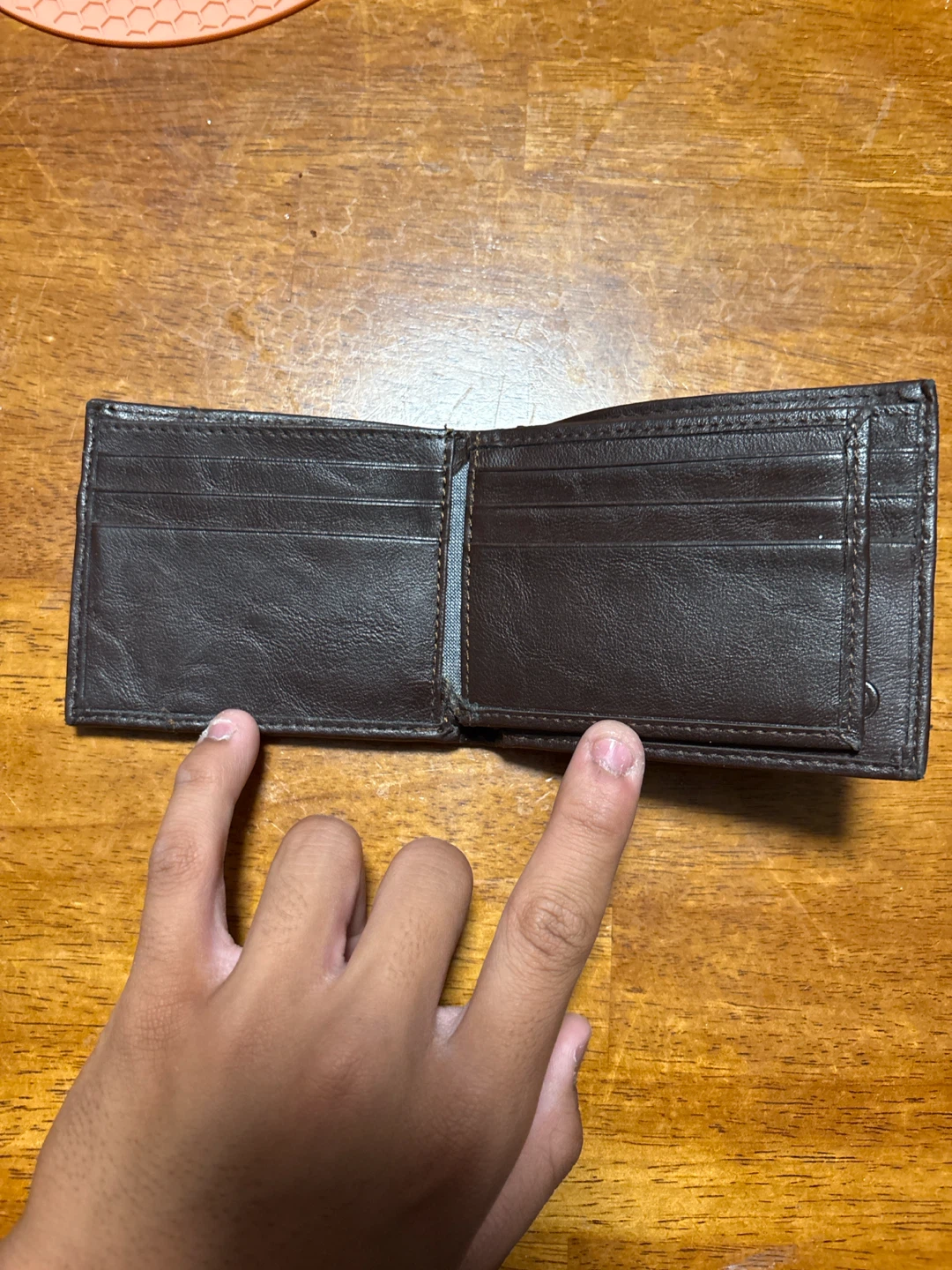 Levis Brown Leather Trifold Wallet - photo 3