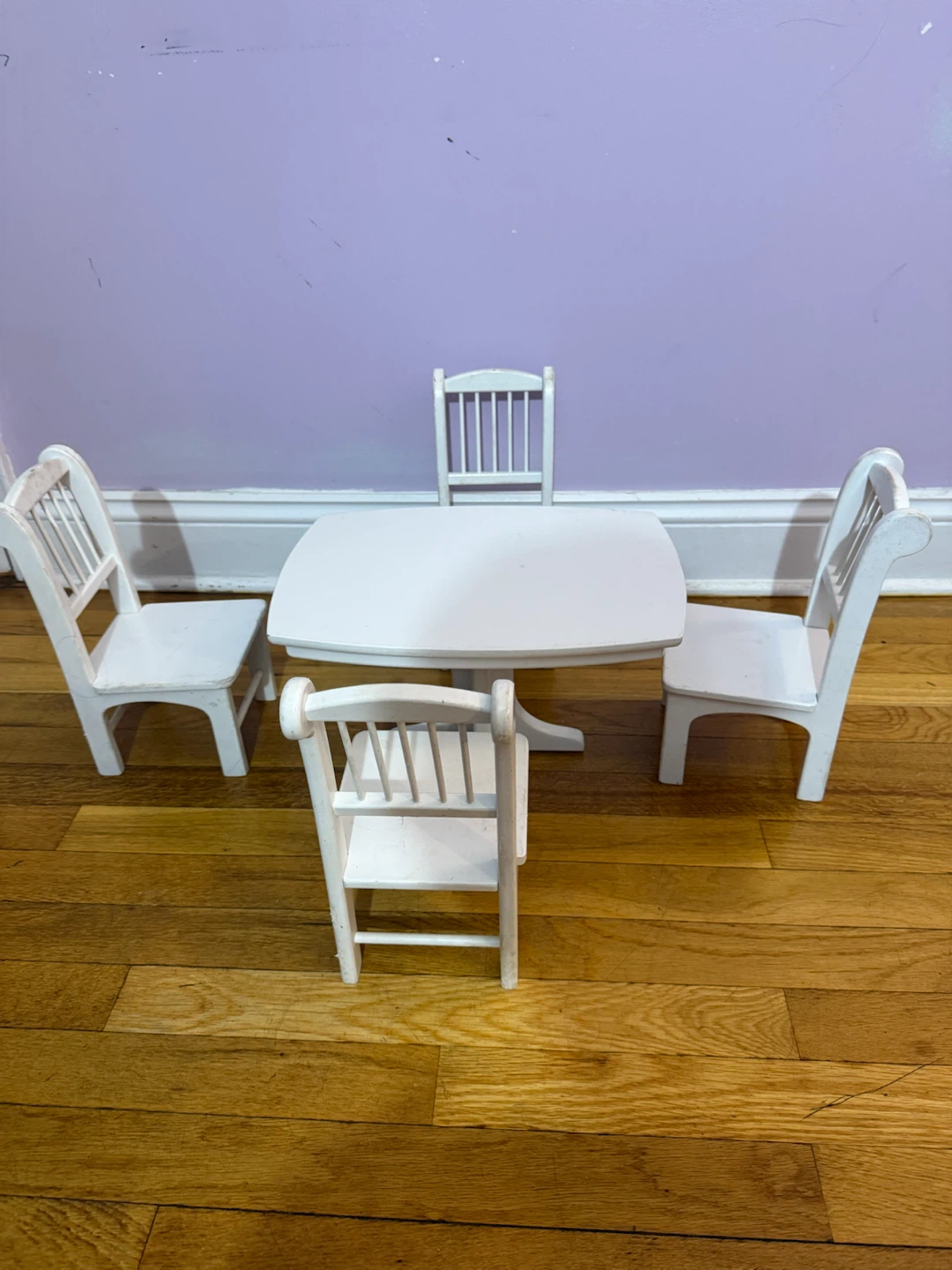 White Tea party Table and Chairs Set