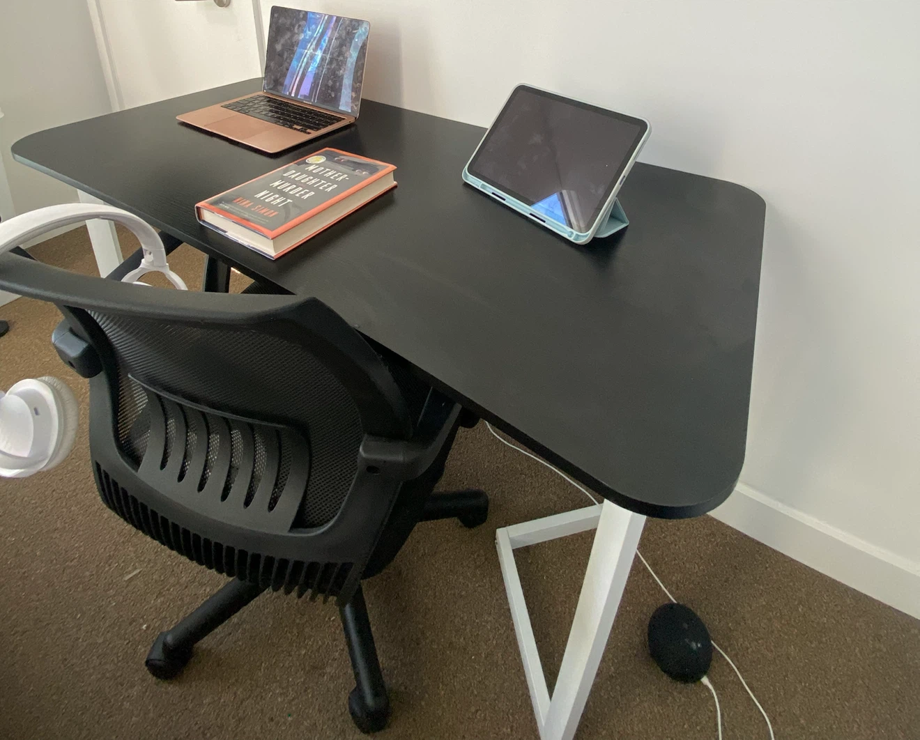 Black Modern Desk - photo 2