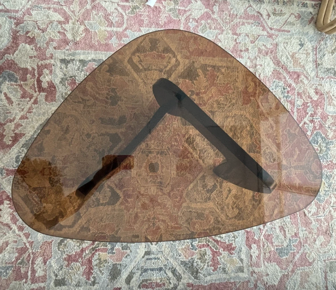 Brown Glass Coffee Table - photo 3