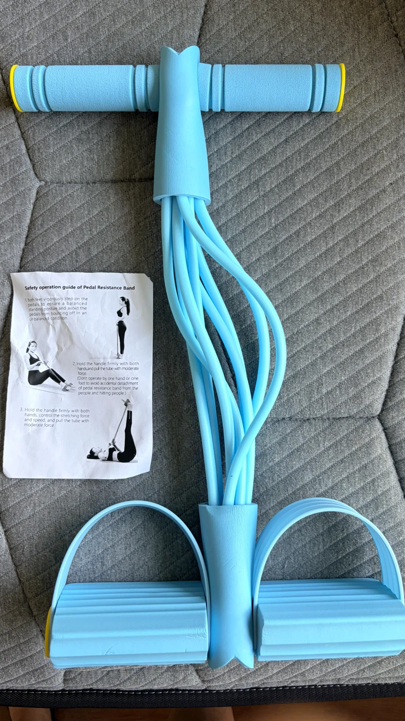 Light Blue Pedal Resistance Band - photo 2