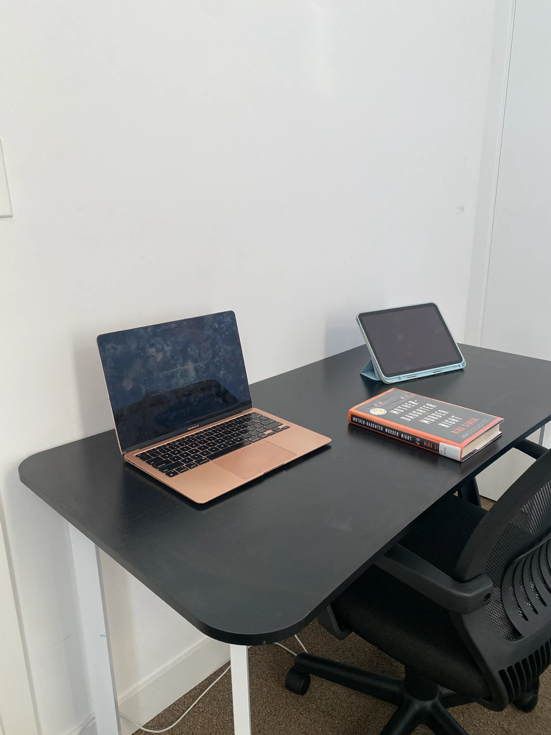 Modern Black Office Desk