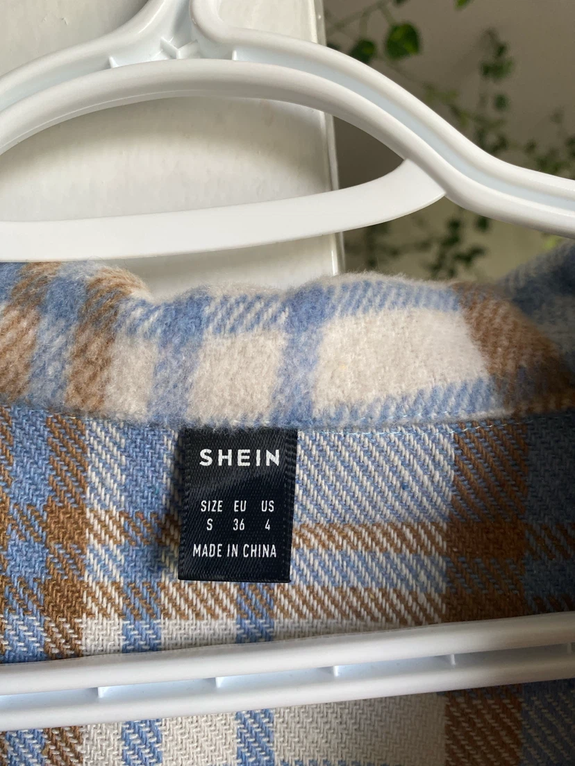 SHEIN Plaid Shacket Size Small - photo 2