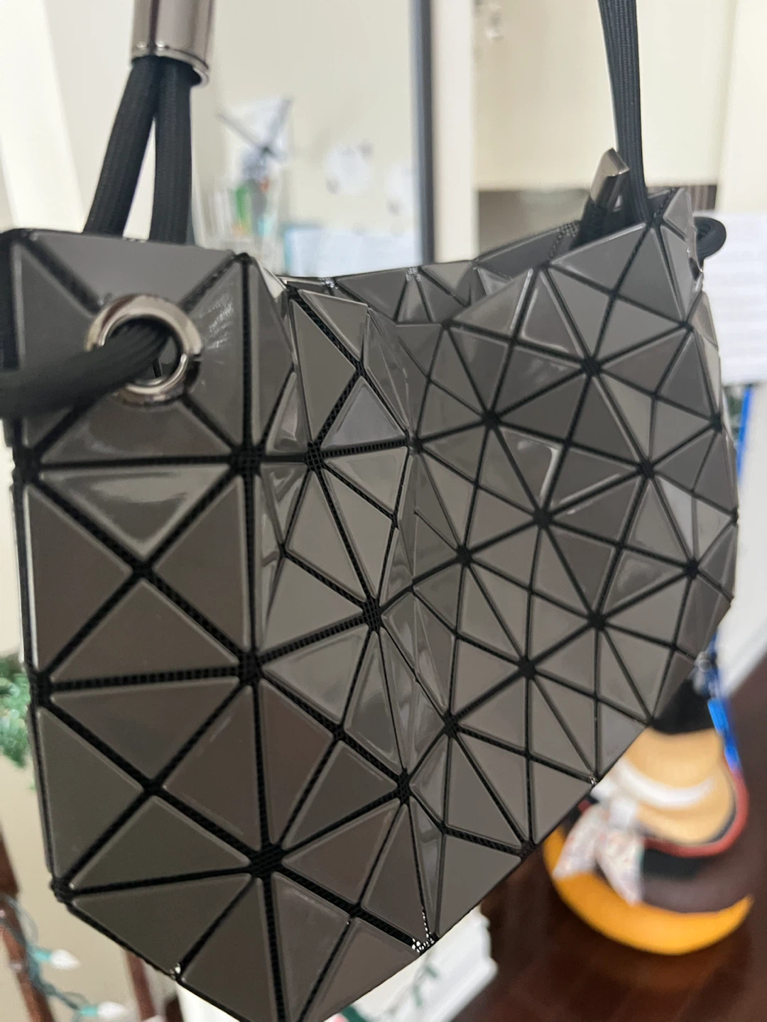 Issey Miyake Prism Tote Bag - Light Pink & Grey - photo 3