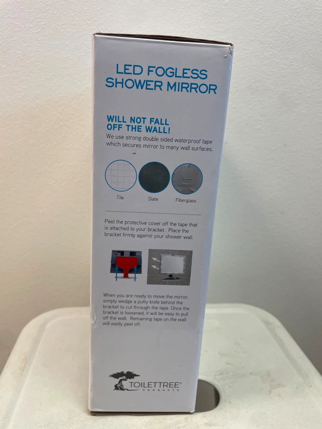 ToiletTree Products LED Fogless Shower Mirror - photo 3