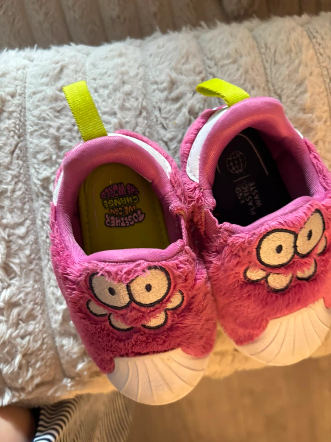 Adidas Toddler Superstar Pink Monster Slippers