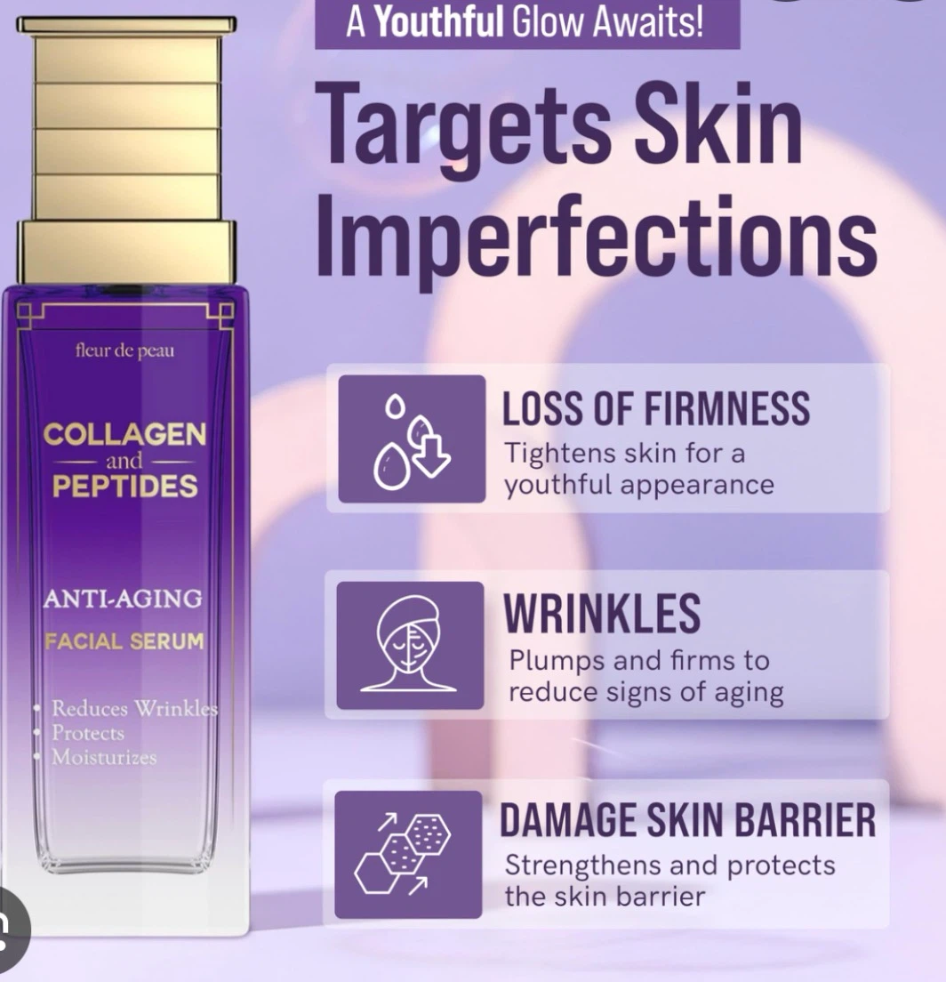 Fleur de Peau Collagen and Peptides Anti-Aging Facial Serum 50ml - photo 4